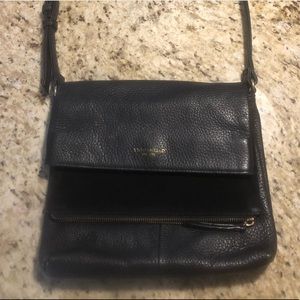 Tiganello leather and suede crossbody bag